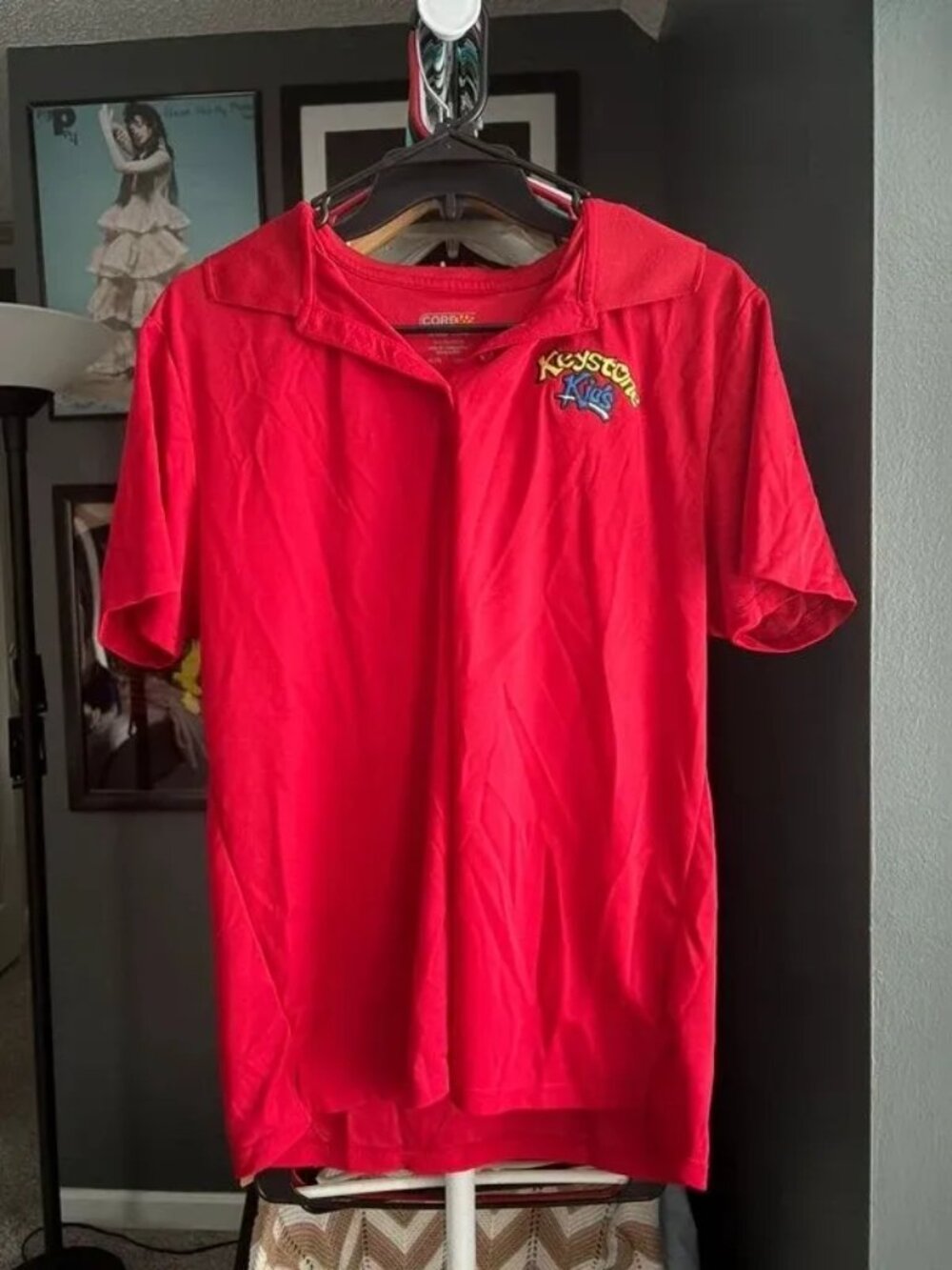 Core365 Keystone Kids Red Performance Polo – Women’s Large